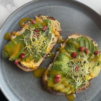 Avo-Toast  #Veganuary at Café Brühbar  in Baden