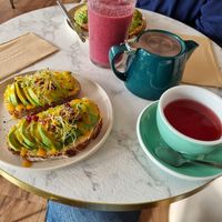 Avocado toast at Café Brühbar  in Baden