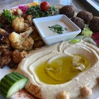 Cauliflower platter at Olive & Lime Cafe in Columbus