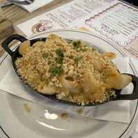 Baked Four Cheese Mac (vegetarian)  at Pasta Louise in Brooklyn