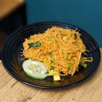 Vegan Bee Hoon Goreng at Seva Cafe in Central Singapore