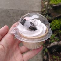 Cream and cookie cupcake at Seva Cafe in Central Singapore