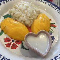 The best sticky mango rice in Thailand  at Pit Thai Food in Phuket