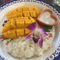 Mango sticky rice   at Pit Thai Food in Phuket
