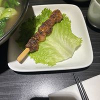 Barbecue skewer  at VegeDelight 波羅蜜養生素食 in Toronto