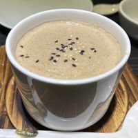 Walnut soup - really comforting, enjoyed this!   at VegeDelight 波羅蜜養生素食 in Toronto