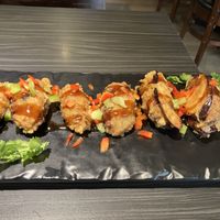 Pan fried Three treasures  at VegeDelight 波羅蜜養生素食 in Toronto