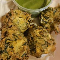 Gram Flour, Fenugreek, Green Chilli - made fresh & hot for every order at Ever Fresh Indian Street Food in South East London