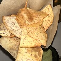Taro chips   at La Mar Cebichería Peruana in San Francisco