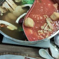 Mushroom broth/tomato broth at Restaurant Turandot in Erlangen