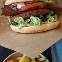 Burger at Swing Kitchen in Munich