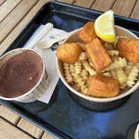 Vish & Chips  at Swing Kitchen in Munich