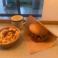 Bacon Burger & Garlic Fries   at Swing Kitchen in Munich