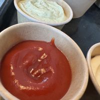 no free ketchup  at Swing Kitchen in Munich