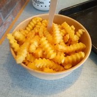 Nude fries at Swing Kitchen in Munich