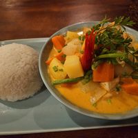 Cambodian curry at Beach Walk Koh Rong in Koh Rong