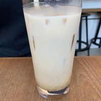 Oat milk latte  at Cafe Stand Blossom in Kamakura
