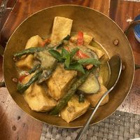 tofu curry  at Lime and Basil in Alfonso