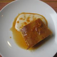 Orange cake at Avalon in Ghent