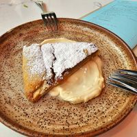 Amazing guava tart at Astera in Portland