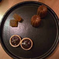 Dessert treats! The canelé was great at Astera in Portland