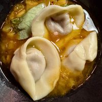 Sunchoke dumplings #Veganuary at Astera in Portland