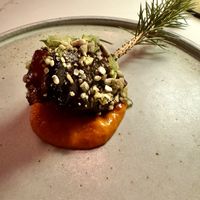 Grilled celeriac on fermented chili paste 🤯 #Veganuary at Astera in Portland