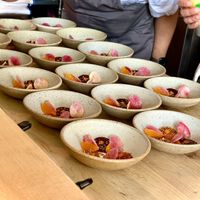 Beet saladd  at Astera in Portland