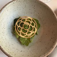 Kohlrabi custard   at Astera in Portland