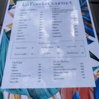 Menu  at La Fonda Gourmet PR in Luquillo