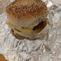 Vegan breakfast sandwich at Wally's Place Bagel & Deli in South Hero