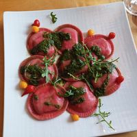 Rote-Beete-Girasoli at Berni's Nudelbrett in Munich