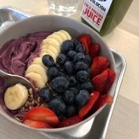 PB&J bowl- a MUST TRY at Revolucion Coffee and Juice in San Antonio