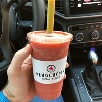 Tasty smoothies.  at Revolucion Coffee and Juice in San Antonio