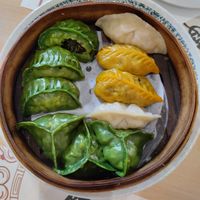 Mixed dumplings at Dim Sum House in Bologna