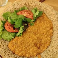 Injera with lentils at Zigni Ristorante Eritreo in Verona