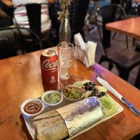 Vegan burritoos  at Carnales in Vina Del Mar