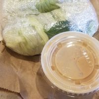 Fresh Mango Spring Roll with Peanut Sauce at Sawasdee Thai in Sparks
