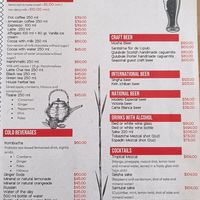 Drinks at Tatsu in San Jose Del Pacifico