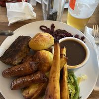Sunday roast  at Haus On The Hill in Brighton