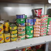 Groceries: vegan meats at Quán Chay Hoàng Hoa Vegan Bảo Lộc in Bao Loc