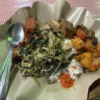 Tofu, tempeh, jackfruit and veggies   at Warung Nauli in Kuta