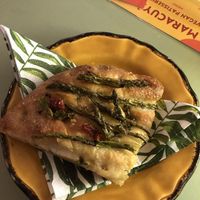 asparagus focaccia  at Maracuyà  in Utrecht