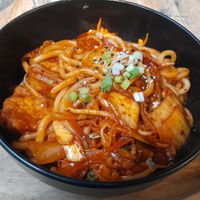 Kimchi tofu udon at Viko Viko in Limerick