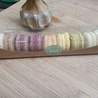 Macarons in different flavours at ima vegan  in Hamburg