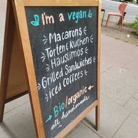 Advertisment at ima vegan  in Hamburg