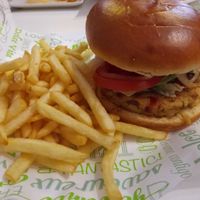 Hamburguesa vegana at Fratello's Almería in Almeria
