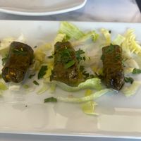 Stuffed grape leaves at Massaya Lebanese Restaurant and Bar in Ashburn
