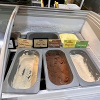 Vegan ice creams   at Lahla Ice Cream Khao Soi in Chiang Mai