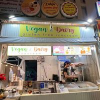 Ice cream stall   at Lahla Ice Cream Khao Soi in Chiang Mai